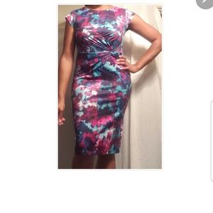 BOGO 2$25|3$30 Multi-Color Flower Petal Midi Dress